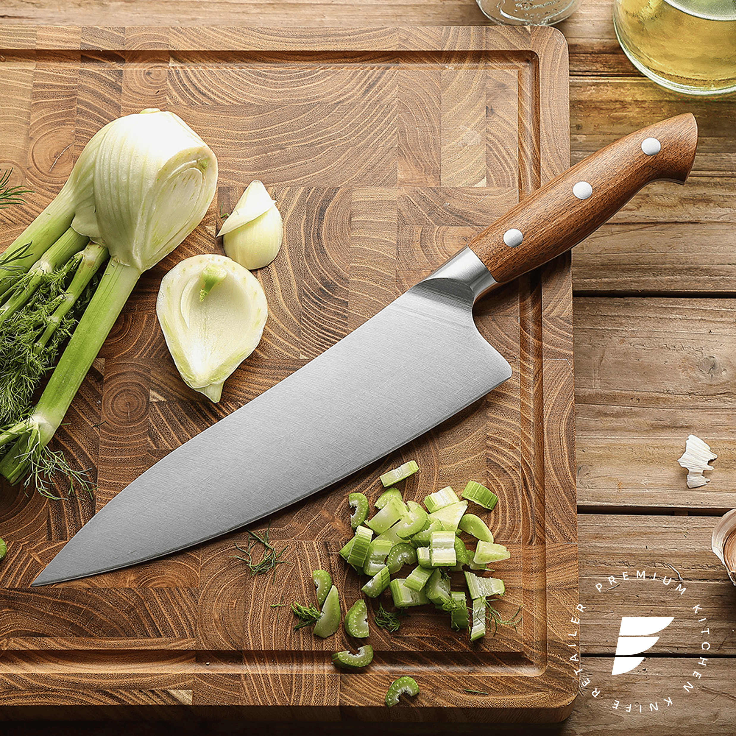 HEZHEN X02 Supreme Series 8" Chef Knife - Image 3